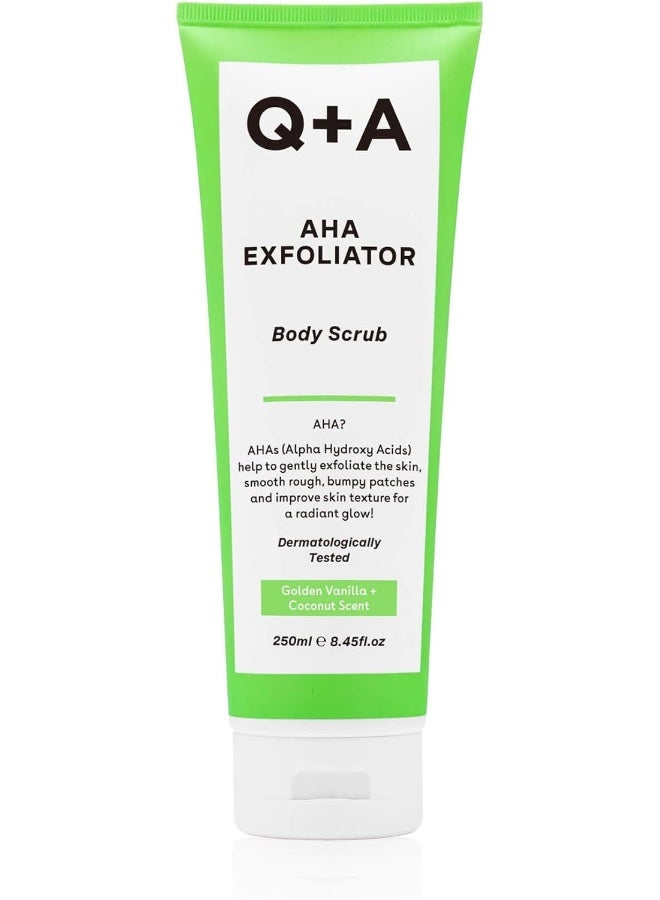 Q+A Aha Exfoliating Body Scrub - Image 1