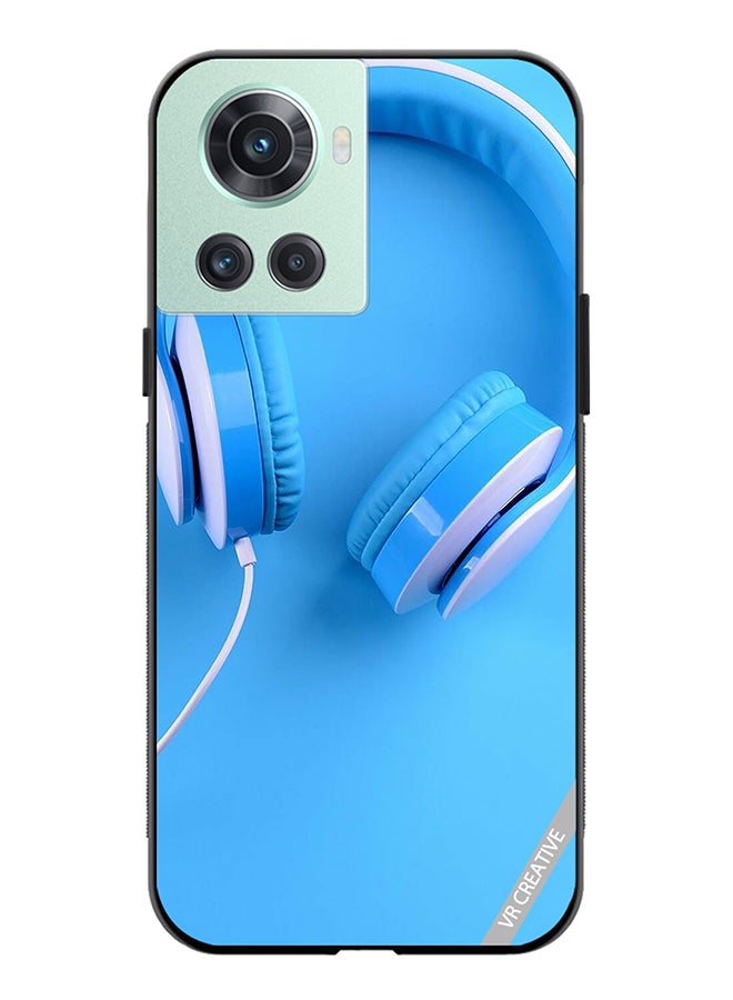 VR CREATIVE Protective Case Cover For OnePlus Ace Music Headphones Design Multicolour - Image 1