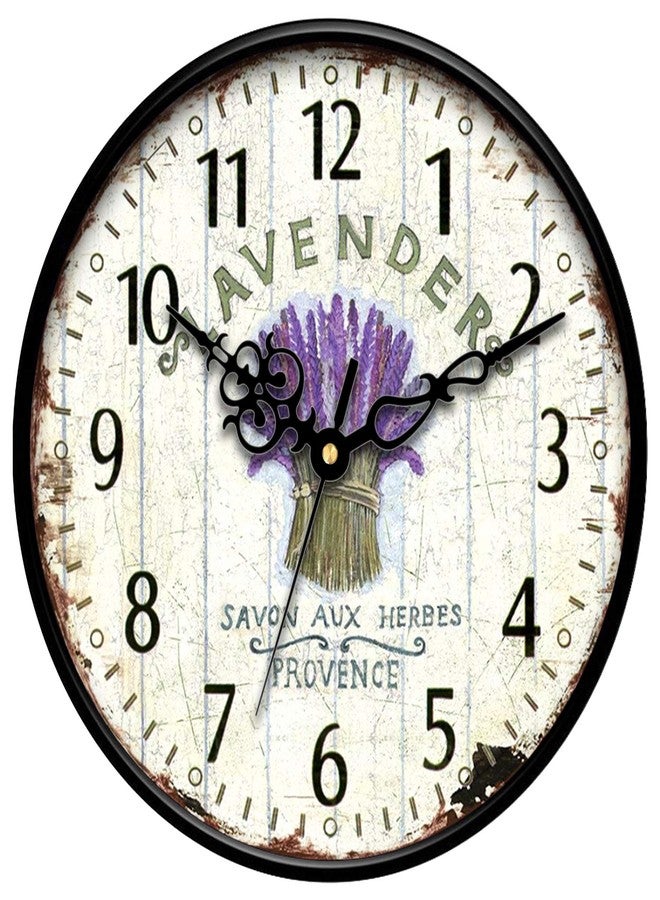 IIK Collection 12-Inch Plastic Designer Analogue Sweep Silent (No Tic-Tic Sound) Quartz Movement Round Wall Clock for Home, Wall Clock for Living Room, Bedroom, (30 Cm X 30 Cm X 6 Cm), Multicolor - Image 1