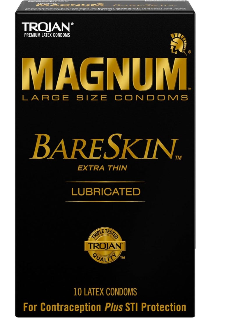 واقيات ذكرية كبيرة الحجم من ماغنوم بارسكين - 10 قطع - Image 1