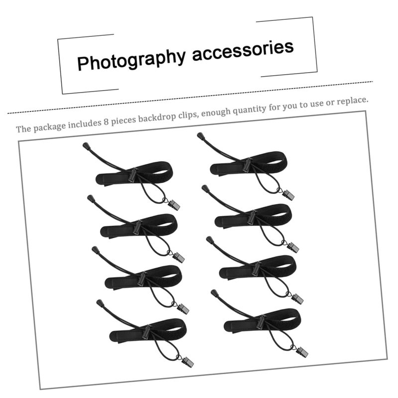 4 Pack Durable Backdrop Clips For Photography Background Wrinkle Removal Easy Installation - Image 3