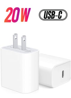 ELTRAZONE iPhone Fast Charger Block [1 Pack] 20W USB C Wall Charger PD Adapter Compatible with iPhone 14//14 Pro/14 Pro Max/14 Plus/13/12/11/Xs Max/XR/X/SE, iPad Pro/Mini, Galaxy, Google Pixel 5/4/3 and More  - Image 1