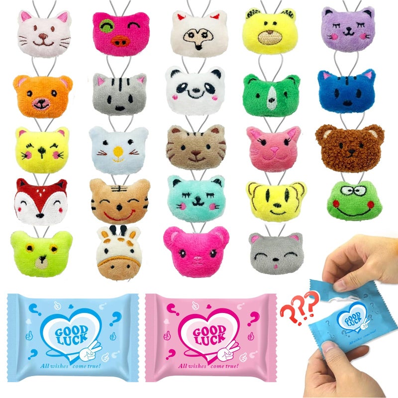 CIYOJA 24Pack Mini Stuffed Animals Blind Bags Bulk Small Stuffed Animals for Kids Cute Plush Keychains Party Favors for Kids Classroom Prizes Claw Machine Toys Birthday Gifts - Image 3