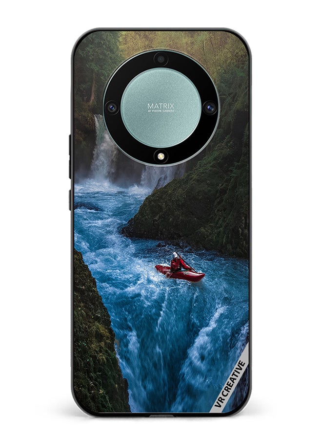 VR CREATIVE Protective Case Cover For Honor X9b Bluish Waterfall Design Multicolour - Image 1