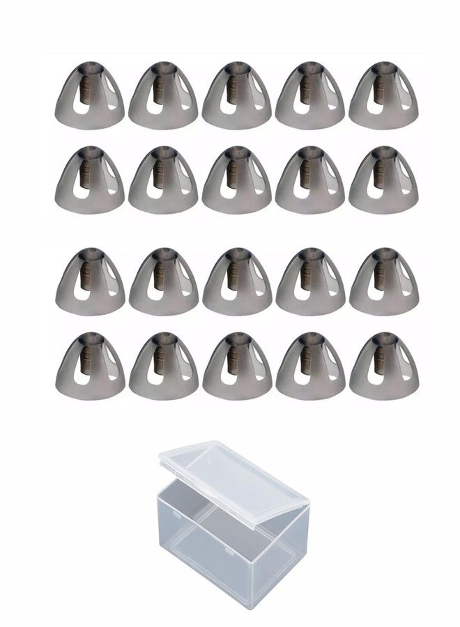 AroneMom Open Hearing Aid Domes 20 pcs Open GN Resound Hearing Aid Accessories Supplies Ear Tips (L) - Image 1