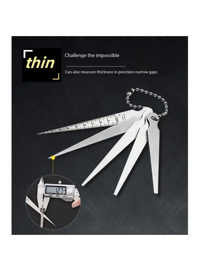 1pc Stainless Steel Conical Feeler Gauge High Precision Wedge Tool For Gap Measurement - Image 5