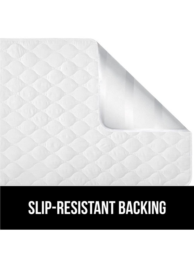 Gorilla Grip Washable Toddler Mattress Incontinence Pads, Reusable Waterproof Bed Underpads, Absorbent Leak Proof, 52X34 Slip Resistant Pad Protector Absorbs 8 Cups For Bedwetting, Adults, Kids, White  - Image 5