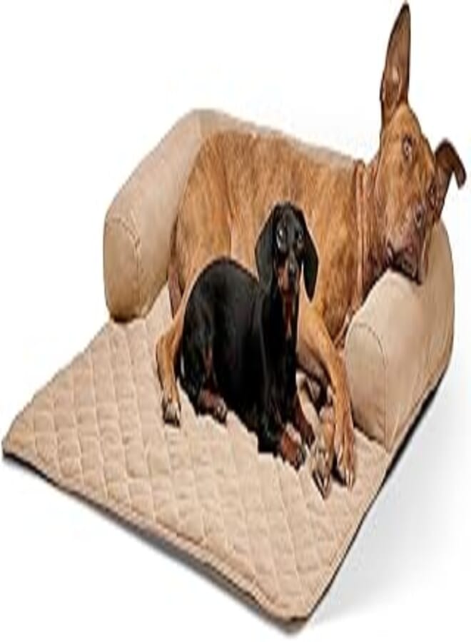 ariika Pet Sofa Cover Beige 90x90 cm - Suitable For Dogs & Cats Portable, lightweight & Super Snuggly, Our Pet Sofa Cover Is Also Easy To Clean & Maintain.