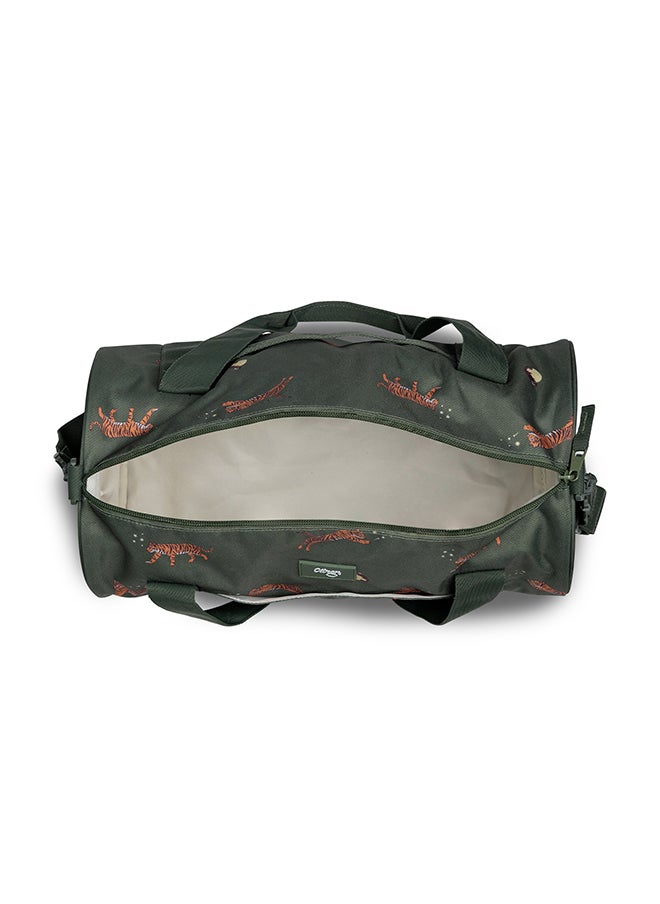 Citron Duffle Bag - Tiger - Durable & Lightweight Travel Bag for Kids - Eco-Friendly RPET Material - Spacious with Multiple Compartments - Ideal for School, Sports & Travel  - Image 3