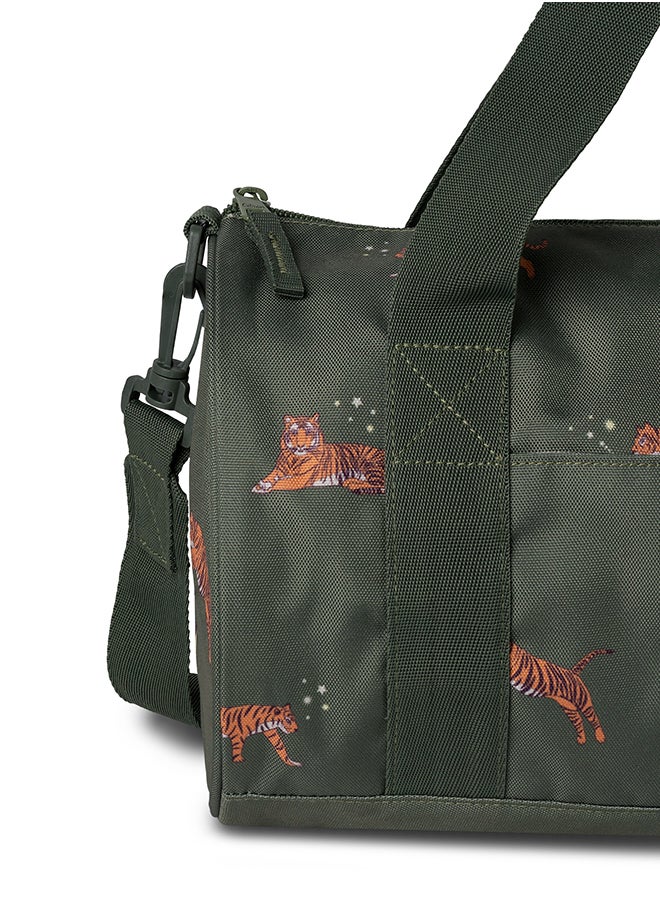 Citron Duffle Bag - Tiger - Durable & Lightweight Travel Bag for Kids - Eco-Friendly RPET Material - Spacious with Multiple Compartments - Ideal for School, Sports & Travel  - Image 4