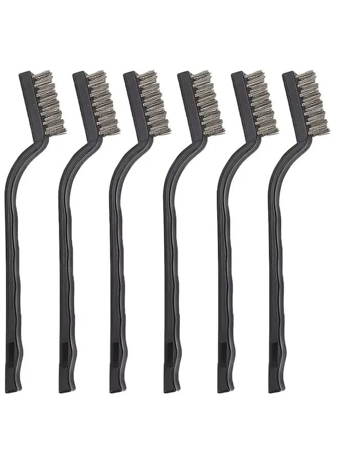 6Pcs Steel Wire Heavy Duty Mini Brushes For Automotive Metalworking - Image 5