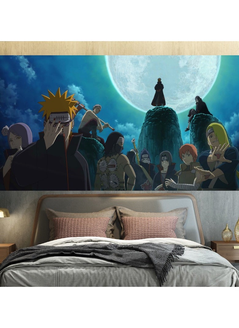 KUYING New Naruto Anime Background Cloth 