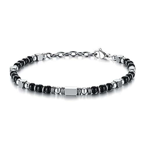 SIUMAL Beaded Bracelets for Women - Silver and Gold Boho Bracelets, Trendy Jewelry Gifts for Lover, Mom, Friends - Image 1