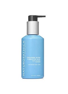 Naturopathica Colloidal Silver & Salicylic Acid Acne Clearing Cleanser Daily Facial Cleansing Wash Vegan Made In Usa 5 Oz. (150 Ml)  - Image 2