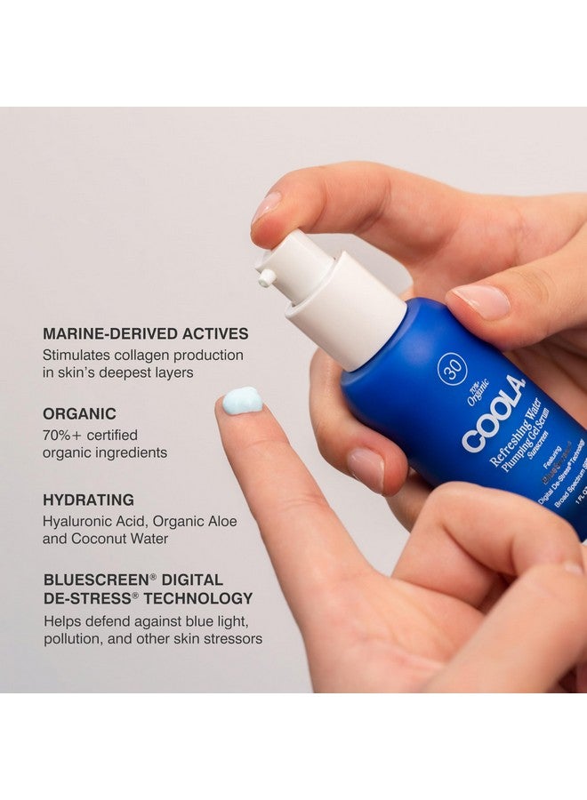 COOLA Refreshing Water Plumping Gel With Spf 30 Dermatologist Tested Face Sunscreen With Hyaluronic Acid Organic Aloe And Coconut Water 1 Fl Oz - Image 4