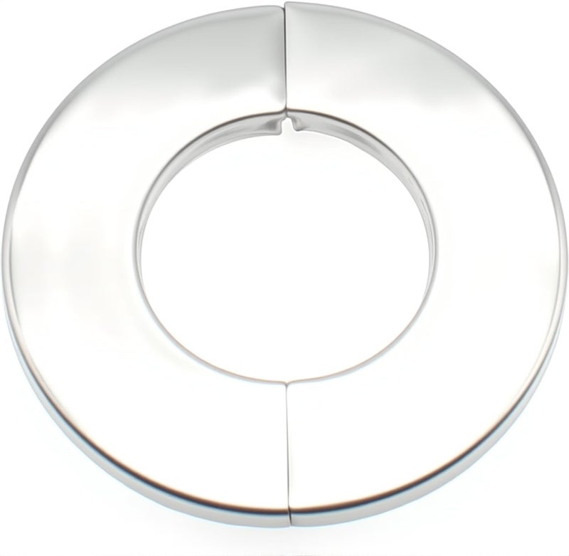 OZXNO 4.0" Stainless Steel Wall Split Flange 2pcs Split Decorative Escutcheon Self-Adhesive Wall-mounted Water Pipe Cover Accessories - Image 1