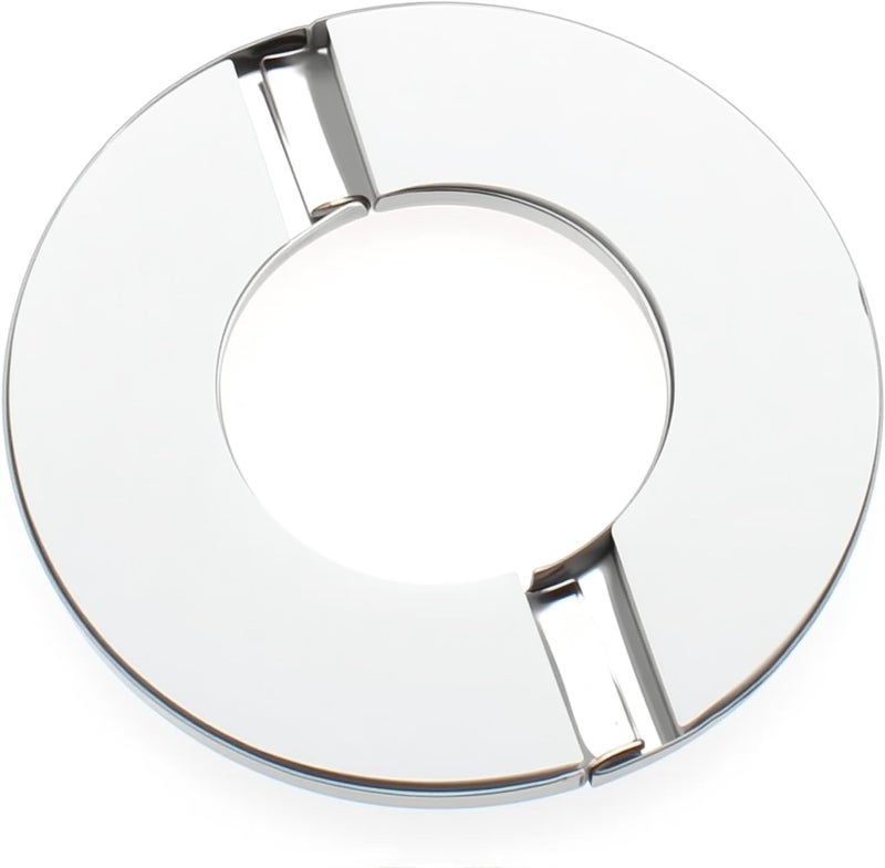 OZXNO 4.0" Stainless Steel Wall Split Flange 2pcs Split Decorative Escutcheon Self-Adhesive Wall-mounted Water Pipe Cover Accessories - Image 3