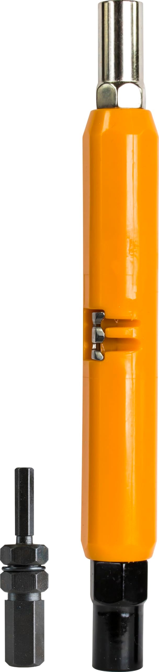 Jonard Tools M-216CKIT, Impact Resistant Hex Can Wrench Kit with 7/16" and 3/8" Hex Sockets, Ergonomic Handle, Built-In Wire Stripper 22 AWG + Hex Security Key Insert 5/16" and 5/32" - Image 1