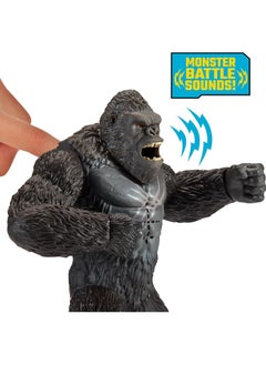 Playmates Toys Godzilla x Kong The New Empire: Battle Roar Kong Figure - 7 Inches  - Image 2