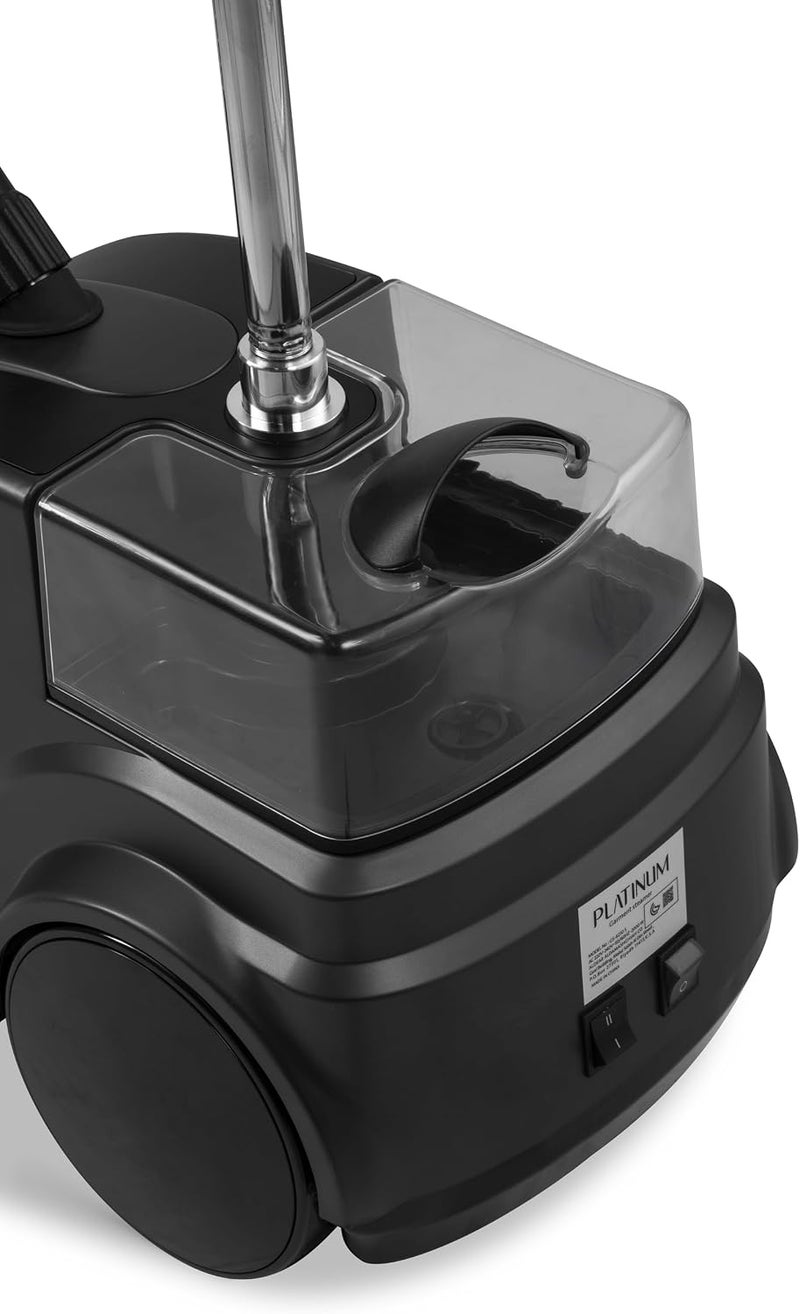 Platinum GS6110 B Stand Steamer iron 3L, Copper Heater, 2000 Watts, Continuous steam for up to 75 minutes - Black - Image 1