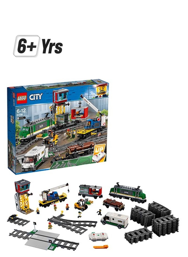 LEGO - قطار شحن المدينة 60198 لعبة للأطفال (1,226 قطعة) - Image 1