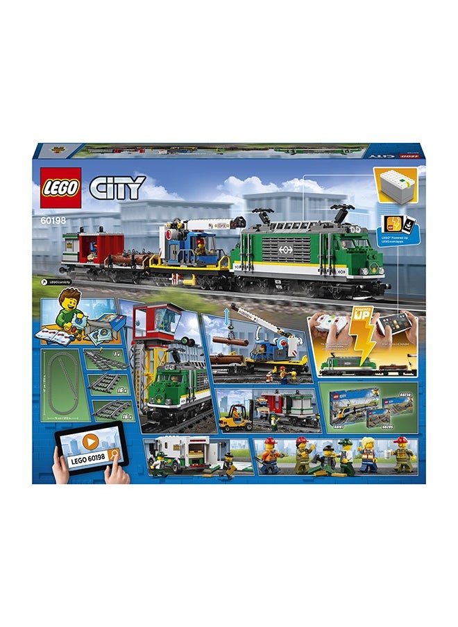 LEGO - قطار شحن المدينة 60198 لعبة للأطفال (1,226 قطعة) - Image 1