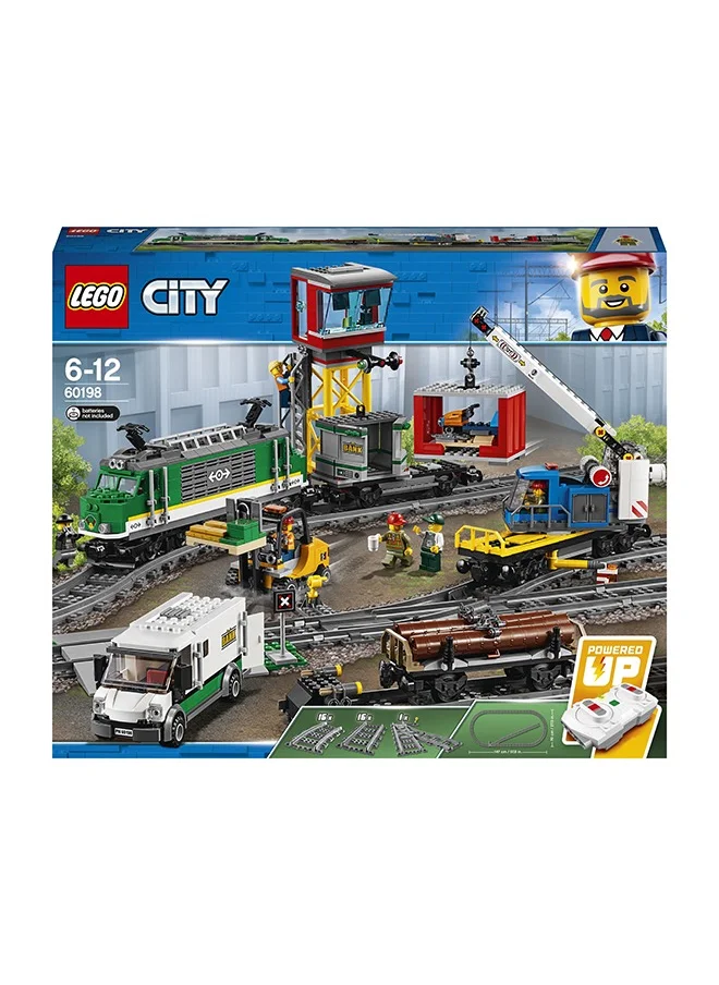 LEGO City Cargo Train 60198 Toy For Children (1,226 Pieces)