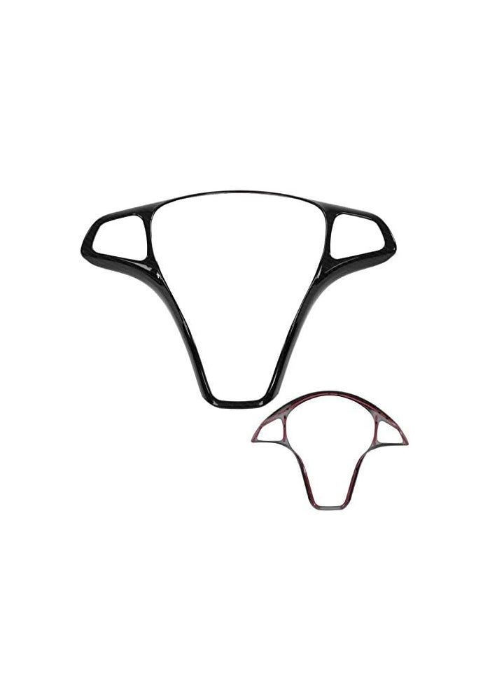 Wivplex Carbon Fiber Steering Wheel Button Frame Trim - Image 4