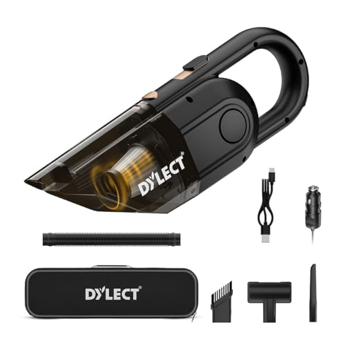 Dylect Cordless Vacuum Cleaner for Car&Home|3X Powerful Suction,16000Pa|Dual Mode-Wireless,Wired|6000Mah Battery|Bldc Technology||Washable Stainless Steel Hepa Filter|Copper Winding,0.5 Liter - Image 1