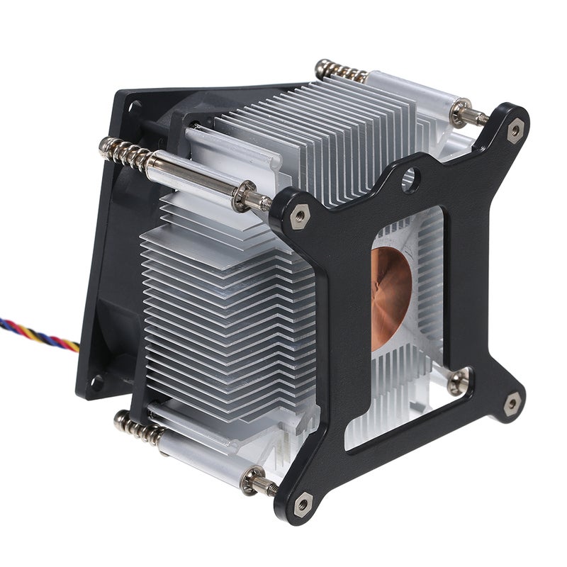 CPU Cooler Heatpipe Fans Quiet Heatsink Radiator Supports Intel 1155 1150 1151 PWM Speed Control Thermostat 12V 1.05A for Computer - Image 3