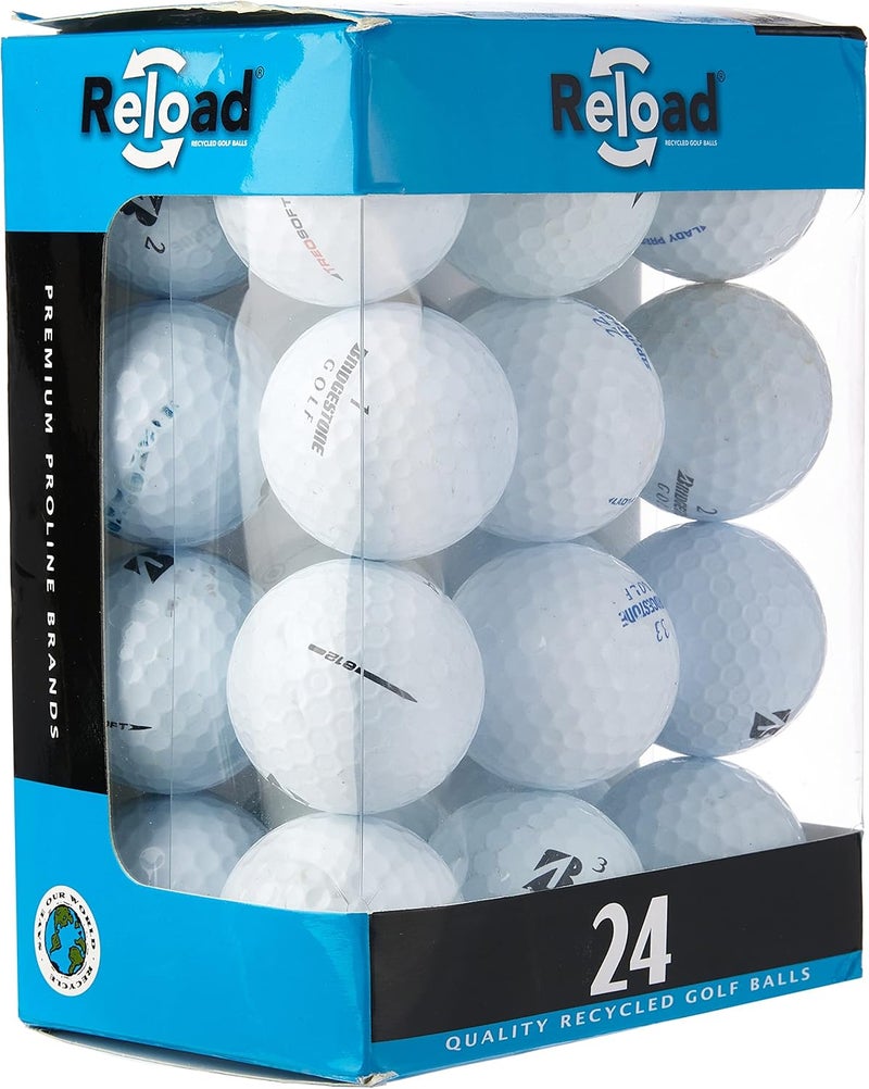 Bridgestone Reload Recycled Golf Balls (24-Pack) of Golf Balls, White - Image 2
