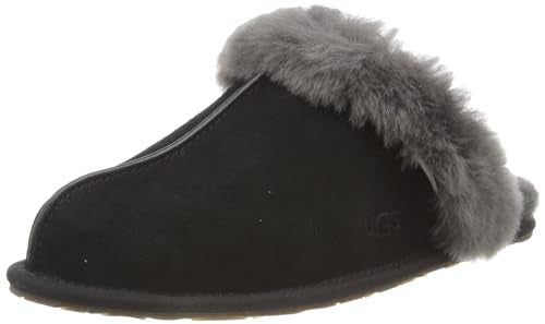UGG Women's Scuffette Ii Slipper, Black/Grey, 11 - Image 1