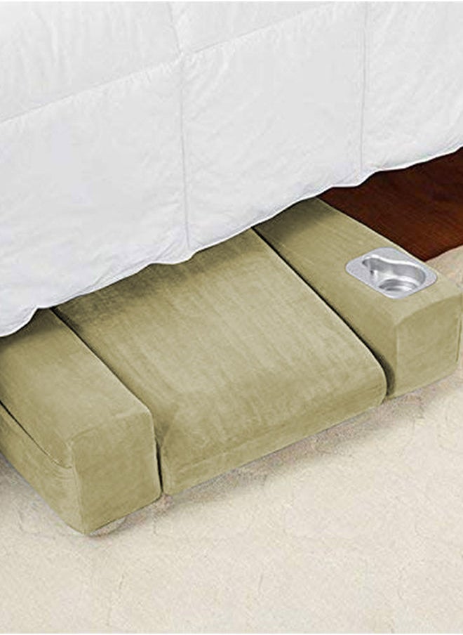 Velvet Foldable Bed Lounger - Dark Ivory - pzsku/Z2C34EBD47CD6CD65DCC7Z/45/_/1693311757/06b1dc71-45a5-4daa-8427-7600b625c9c6