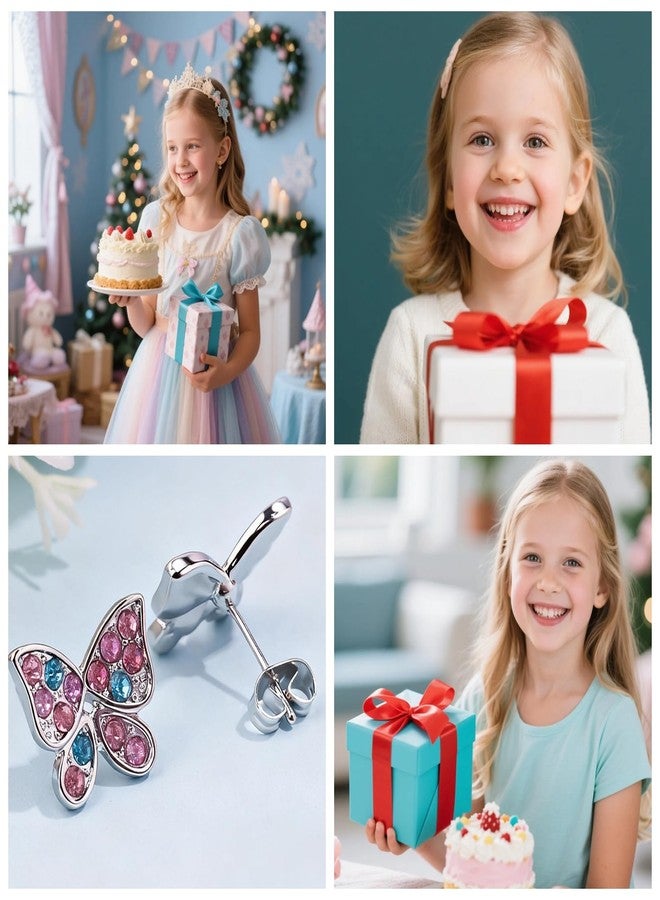CXLDTE Birthday Girls Gifts for 6-8 8-10 Year Old Kids Hypoallergenic Butterfly Earrings Jewelry 4 5 6 6 7 8 9 10 11 12 Year Old Girl Birthday Gift Ideas Presents Decorations for Daughter Granddaughter Niece - Image 5