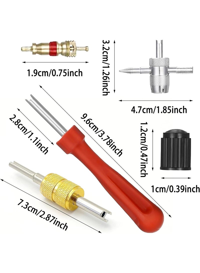 INSIJAM 33-piece Tire Valve Tool Set Valve Core Remover And Installer Universal Automotive Tire Accessory Suitable For Cars Motorcycles And Bicycles - Image 2