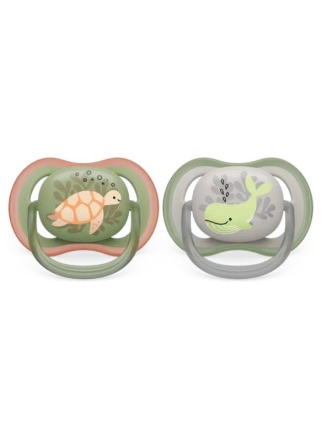 فيليبس لهاية فيليبس أفنت ألترا إير للأطفال 6–18 شهر، عبوة من 2 – تهوية قصوى، سيليكون ناعم، تصميم صحي خالٍ من BPA - Image 3