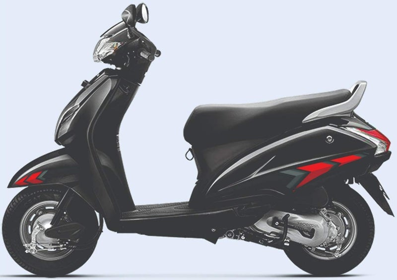 Quada Vinyl Scooter Graphics 2 Side Decal Reusable Self-Adhesive Sticker For Honda Activa (Ac4) - Image 2