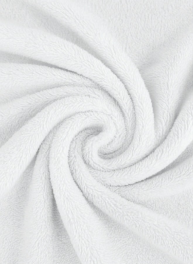 Pearl Coast Premium 450 GSM Terry Cotton Bathrobe – White | Luxurious Shawl Collar | Super Absorbent & Ultra-Soft | Unisex Loungewear | 140cm Length  - Image 2