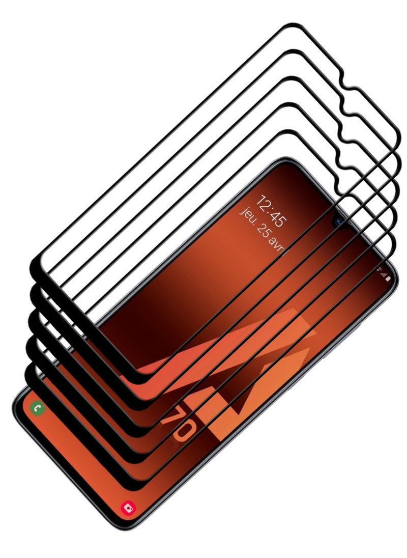 ACLIX 5 Pieces Antistatic ESD Dustproof Premium Quality High Definition Tempered Glass Screen Protector Designed For Samsung Galaxy A70 - Image 1