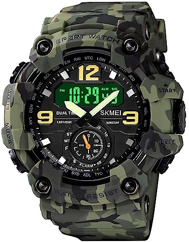 Gosasa Men's Watches Multi Function Military S-Shock Sports Watch LED Digital Waterproof Alarm Watches - Image 1