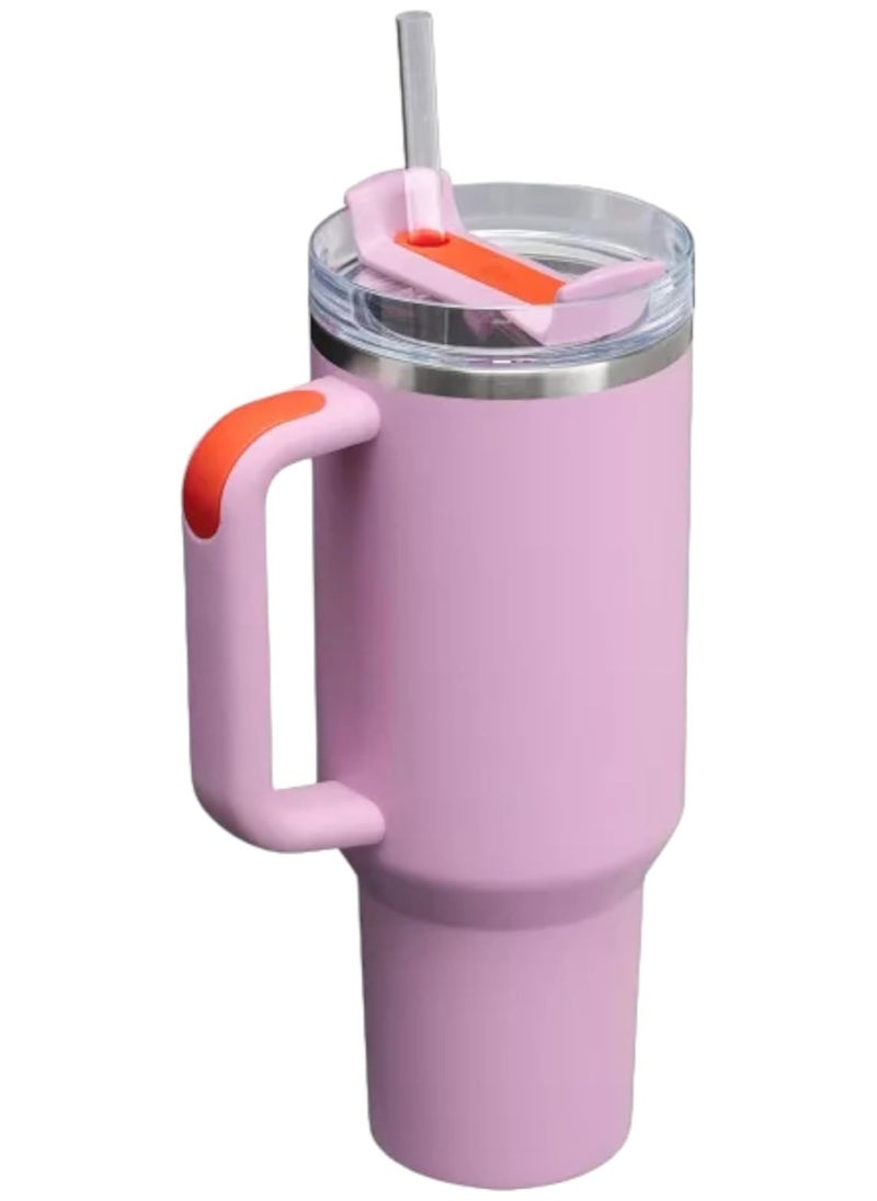 Stanley - STANLEY Quencher H2.0 FlowState Stainless Steel Vacuum Insulated Tumbler with Lid and Straw for Water, Iced Tea or Coffee (Amethyst, 40 oz) - Image 1