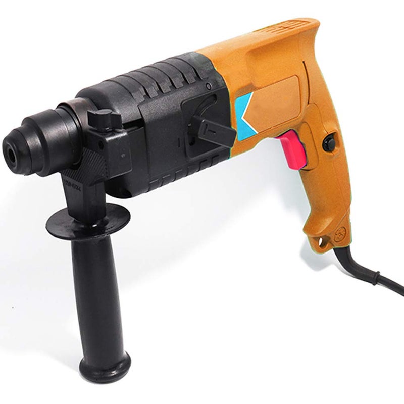 MLD آلة حفر مطرقة دوارة MLD هندية 20 مم 800 واط 850 دورة في الدقيقة 2 وضع مع 3 قطع من لقم الحفر (الألوان حسب التوفر) - Image 1