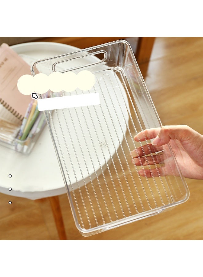 Stackable Acrylic Clear Plastic Storage Boxes for Bathroom, Desk, Cabinet, Kitchen, Dressing Table, Pantry - Organize Makeup, Nail Polish, Hair Accessories and Beauty Products - No Assembly Required, Lightweight - Image 5