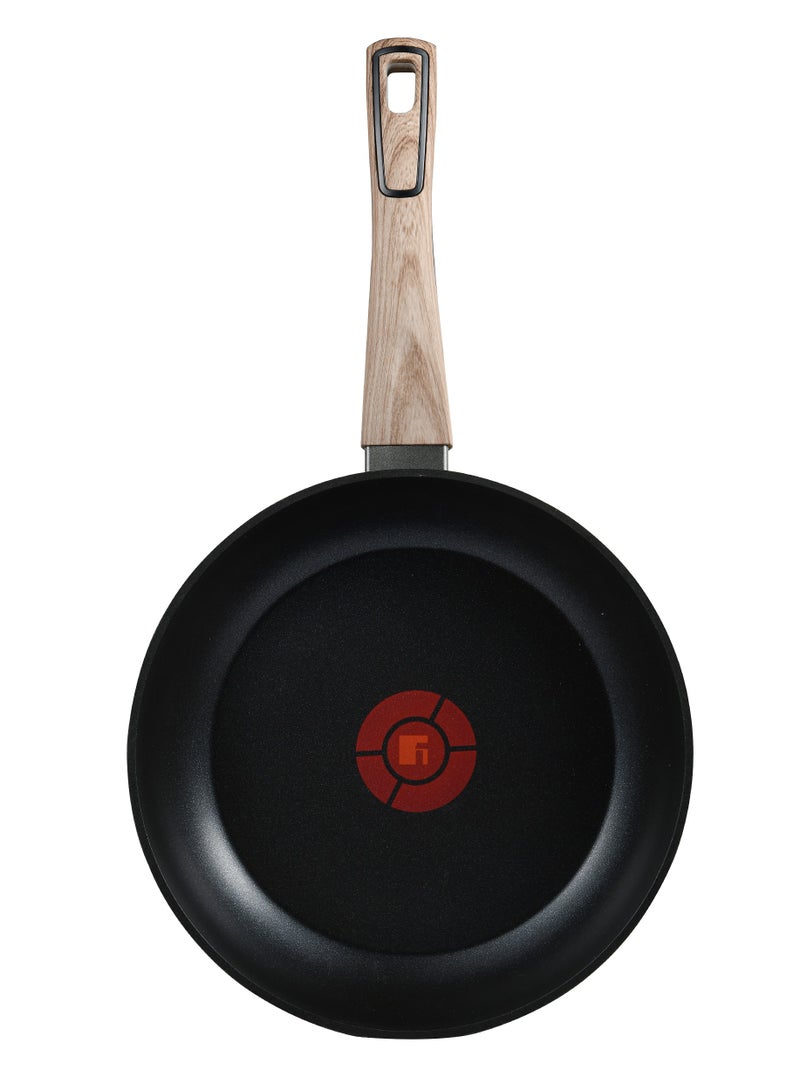 BERGNER مقلاة ألومنيوم مطروقة ULTIMATE TX بحجم 24 سم مع تقنية HEATDOT، قاعدة تحريض، لون رمادي، BG36166GY - Image 2