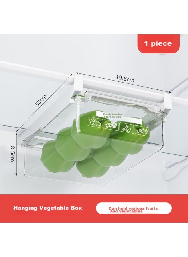 Additive Degree Jiadu Refrigerator Drawer Storage Box, Hanging Basket, Internal Egg Holder, Kitchen Fresh-keeping, Freezing Storage Rack, Organizer - Image 1