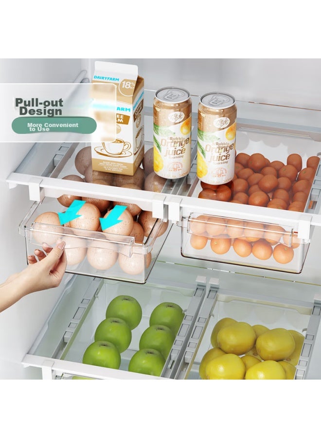 Additive Degree Jiadu Refrigerator Drawer Storage Box, Hanging Basket, Internal Egg Holder, Kitchen Fresh-keeping, Freezing Storage Rack, Organizer - Image 2