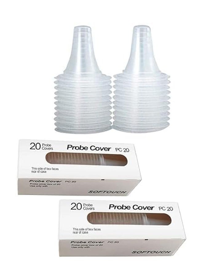 Generic 40 Piece Thermoscan Lens BPA-free Filters For Ear, Thermometer, Disposable Covers  - Image 1