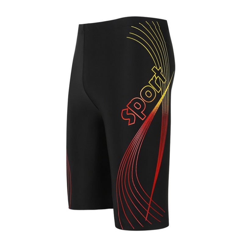 Generic Mens Competitive Swim Trunks New Print color pattern