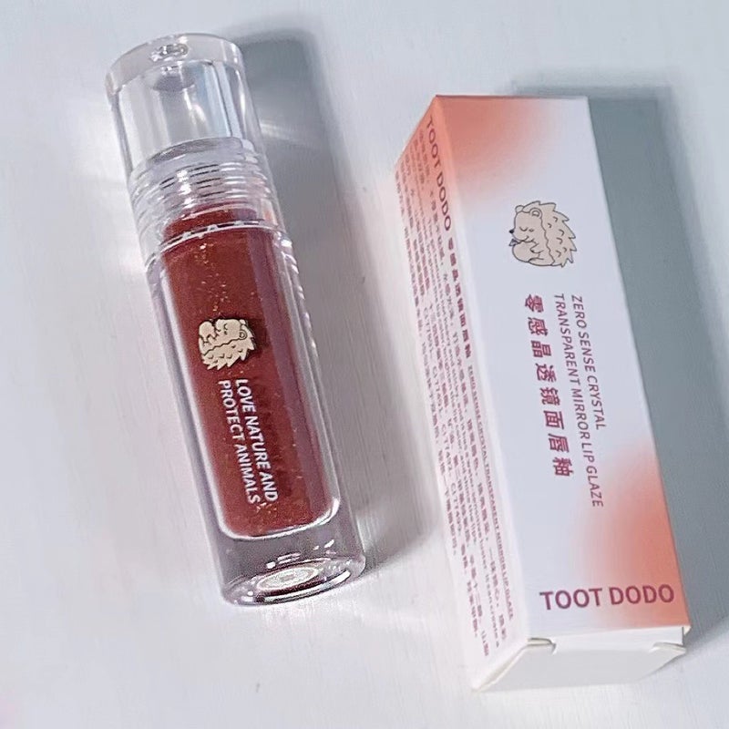 Toot Dodo Zero-Sense Crystal Lens Lip Glaze Moisturizing And Long-Lasting Color Not Easy To Fade Lipstick Lip Gloss For Women - Image 2