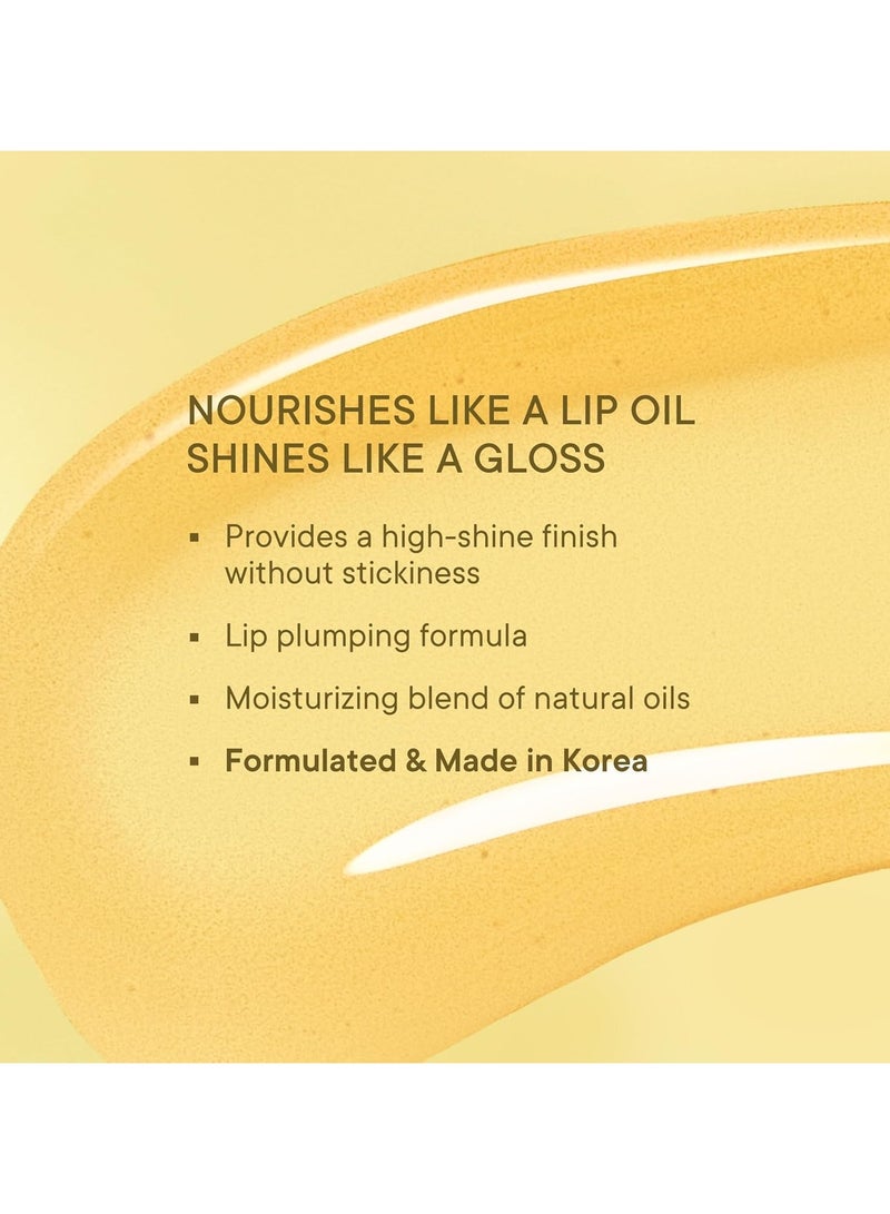 Quench Brightening Korean Lip Oil with Yuzu Vitamin C (Transparent) | Reduces Lip Pigmentation & Lightens Dark Lips | Non-Sticky, Non-Greasy Lip Balm | Made in Korea (5ml) - Image 4